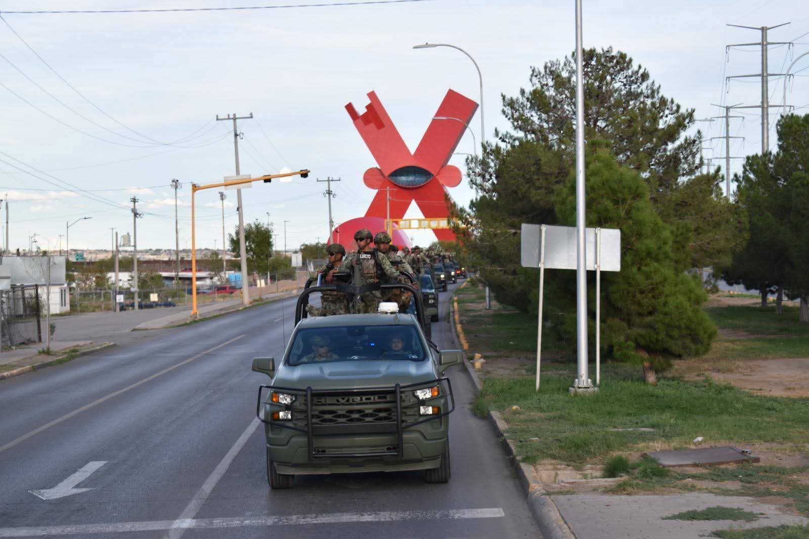 LLEGAN MÁS MILITARES A CIUDAD JUÁREZ