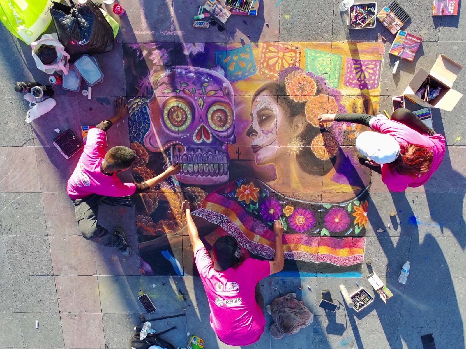 SE LLENÓ DE COLORES EL CENTRO HISTÓRICO